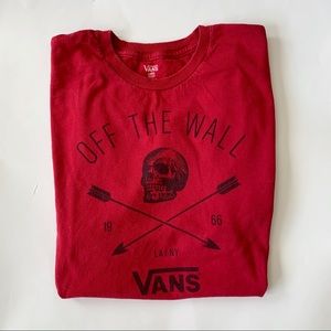 Red Vans Off The Wall T-Shirt